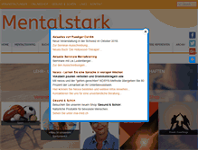 Tablet Screenshot of mentalstark.ch